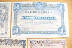 Tres Rare Ancienne Série Complète Bon De Monnaie Roubaix-tourcoing Sup/spl