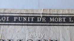 Tres Rare Assignat 750 Francs Serie 2