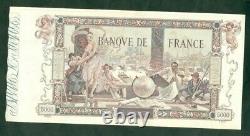 Très Rare Billet De 5000f Flameng Du 18 1 1918 Sup+