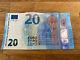 Très Rare Billet Fauté 20 Euros Surchargé Bande Brillante Et Couleur Bleu