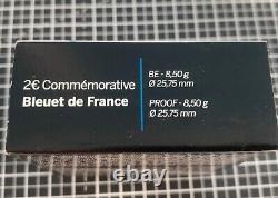 Très Rare? Coffret BE 2 Bleuet 2018 Colorisé France Commémoration 1918 2018