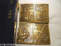 Tres Rare Coffret Dga Dcn Médailles Bronze Plaques Histoire Marine Francaise