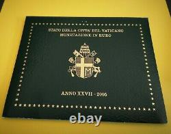 Très Rare Coffret Euro Vatican 2005 BU 8 Pièces JEAN-PAUL II