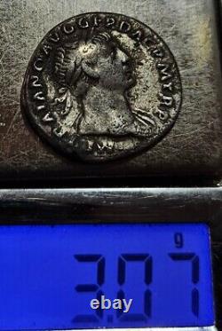 Tres Rare Denier Trajan Denarius DACIA CAPTA 109 108 AD Roman Empire 3.07g TTB