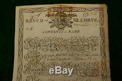 Tres Rare Lettre De Banque Epoque Joseph Bonaparte Roi De Naples 1806
