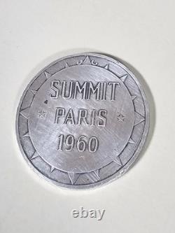 Tres Rare Médaille De Reconnaissance Dwight D Eisenhower 38 mm