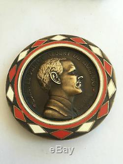 Très Rare Medaille SAS Le Prince Albert de Monaco 40 Anniversaire Signée RefC237
