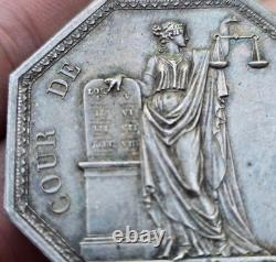 Très Rare Médaille en Argent Cour de Cassation La Loi 1835