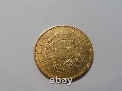 Tres Rare Monnaie 10 Lire Italie 1863 /18.77 / Etat Ttb+ A Voir