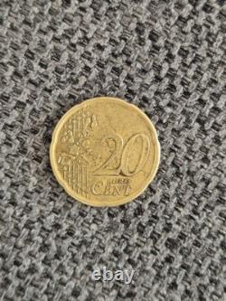 Très Rare, Pièce de 20 centimes d'euro, Espagne M (Cervantès), 1999
