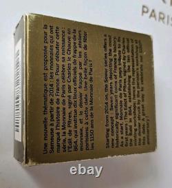 Très Rare Pièce de 50 Or 2014 BE, La Semeuse Charles le chauve , NEUVE