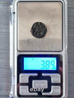 Très Rare Potin à la tête d'indien et au Torque Sénons (Région de Sens)