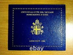 Tres Rare Serie Vatican 2002 8 Pièces