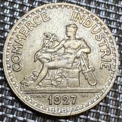 Très Très Belle Piece De 2 Francs 1927 Commerce (1317) La Plus Rare