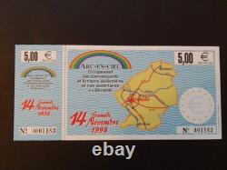 Tres Tres Rare Billet 5 Euro 1998 De Douai