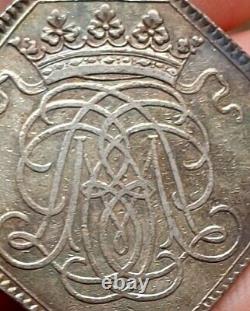 Très rare Jeton en argent aux armes de Montboissier de Canillac de Beaufort s. D