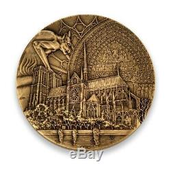 Très rare Médaille Notre-Dame de Paris bronze Florentin épuisé MDP 991/999