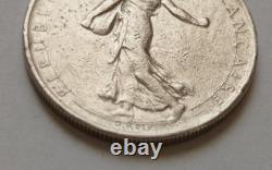 Très rare Pièce de 1 Franc RF Semeuse de 1961 SPL cercles int. Revers & avers