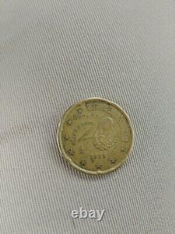 Très rare Pièce de 20 centimes Espagne de 1999