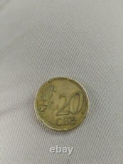 Très rare Pièce de 20 centimes Espagne de 1999