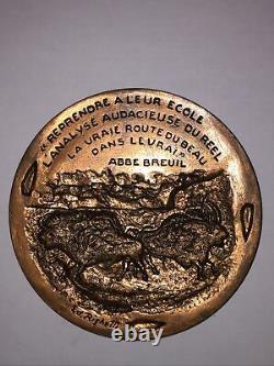 Très rare double médaille Découverte Des Grottes De Lascaux 1998 500 Exemplaires