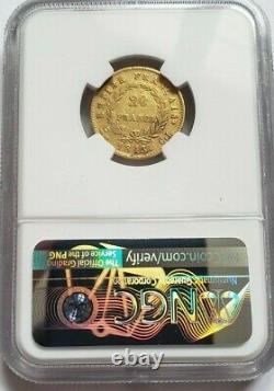 Très rare et très belle pièce de 20 francs or 1813 CL Napoleon I NGC XF45