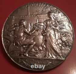 Très rare médaille Expo Universelle de Paris 1889 ARGENT TOP