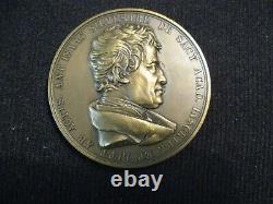Très rare médaille en bronze Isaac Silvestre de Sacy musée de Paris éd. 1938