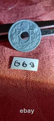 Très rare pièce de 10 ct de 1941 avec défauts, voir descriptif, n° 669