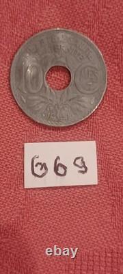 Très rare pièce de 10 ct de 1941 avec défauts, voir descriptif, n° 669