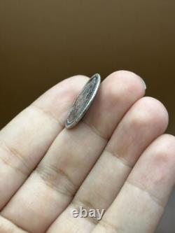 Très rare pièce de monnaie grecque ancienne en argent avec deux visages de ro