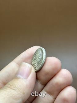 Très rare pièce de monnaie grecque ancienne en argent avec image roi