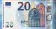 Un Billet De 20 Euros Rare Signé Par Mario Draghi 2015 En Très Bon état